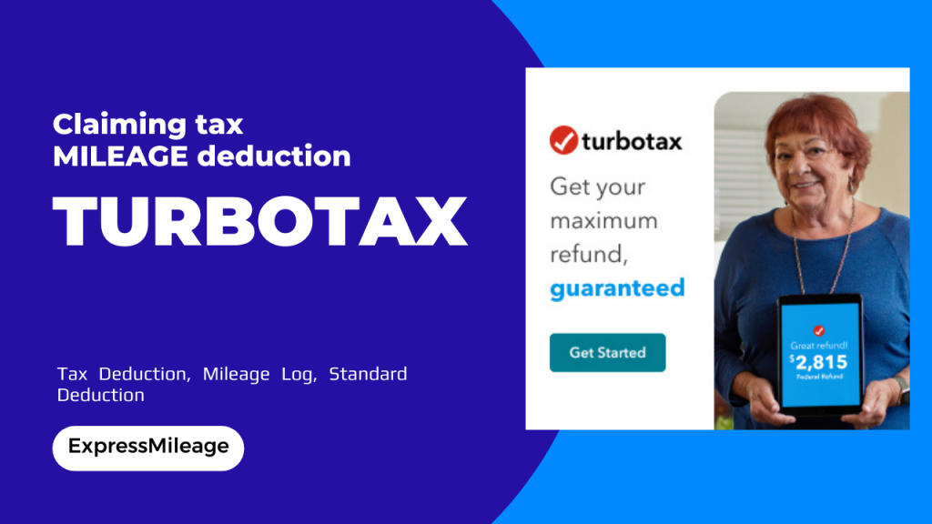 How to enter driving deduction into TurboTax ExpressMileage